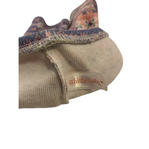 American Girl Bitty Baby 2013 Fair Isle Winter Snowy Dreams Outfit Blue Pink - Picture 6 of 11